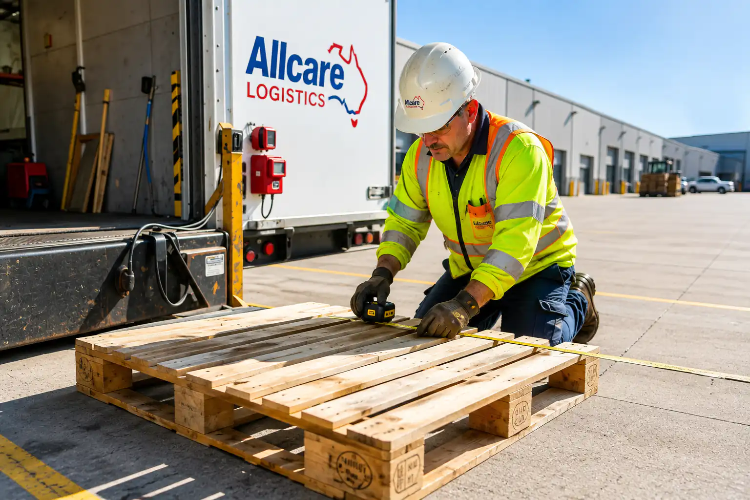 Commercial Freight Delivery Preparation